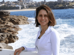 Daniella Goldberg, the founder of Yogarama