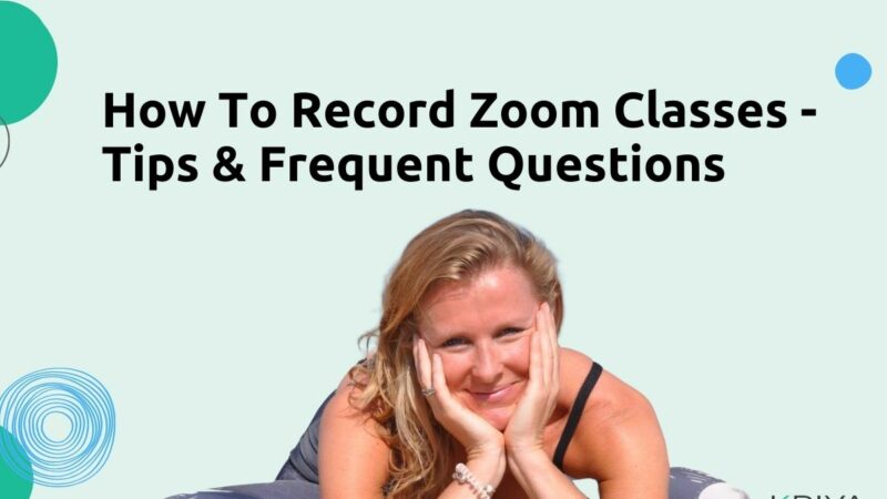 How To Record Zoom Classes
