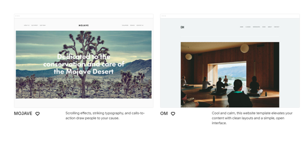 Yoga website templates