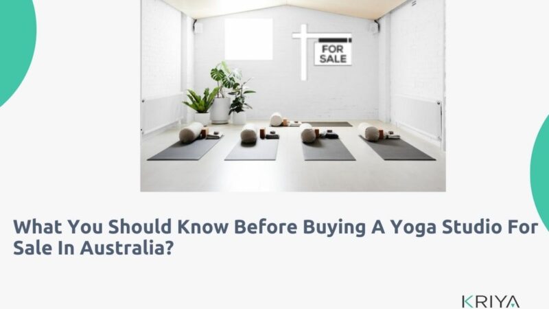 What you should know before buying a yoga studio for sale